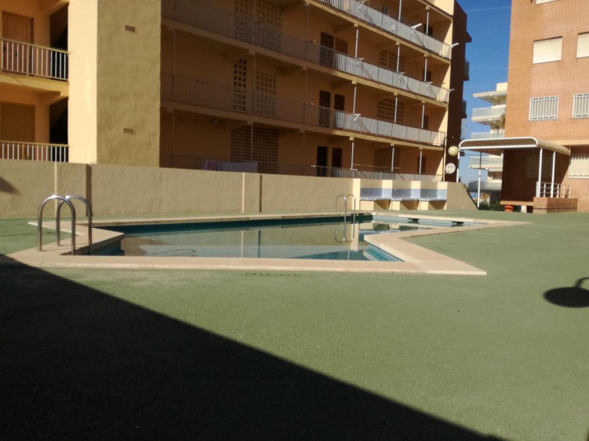 Apartamento Con Gran Terraza, Piscina Y Con Vistas Al Mar, A Solo 50 M De La Playa دياموز المظهر الخارجي الصورة